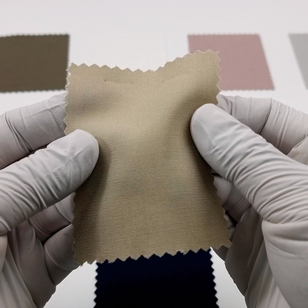 Solid Polyester Spandex Woven Fabric | FAB1538 | 1.Beige, 2.Beige, 3.Beige/Brown, 4.Ivory, 5.Pink, 6.Grey, 7.Grey, 8.Turquoise, 9.Green, 10.Royal by Fabricis.com #