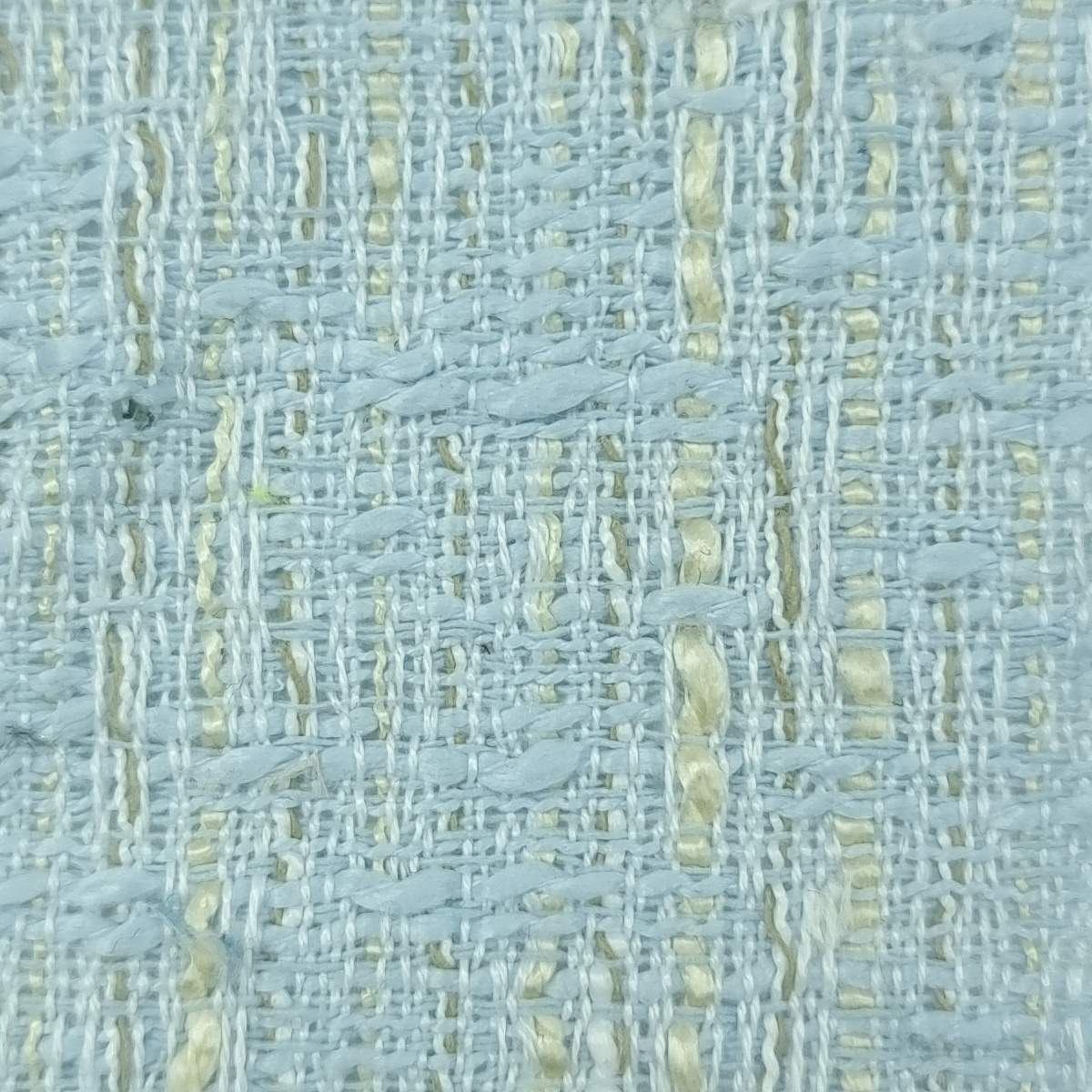 Tweed Slub Polyester Woven Fabric - FAB 1506 - 1.Blue