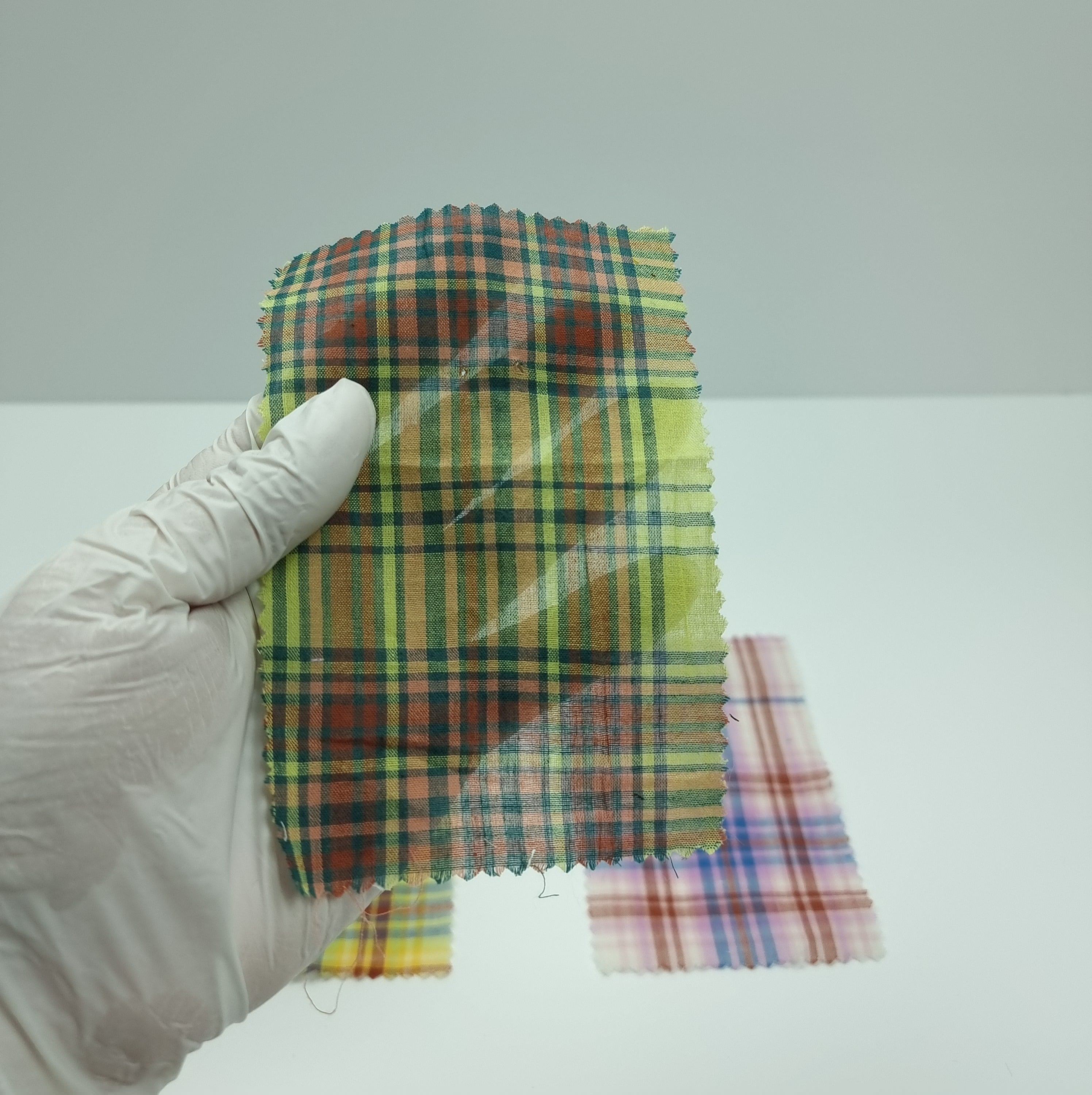 Flannel Yarn Dyed Check Woven Fabric - FAB 1451 -