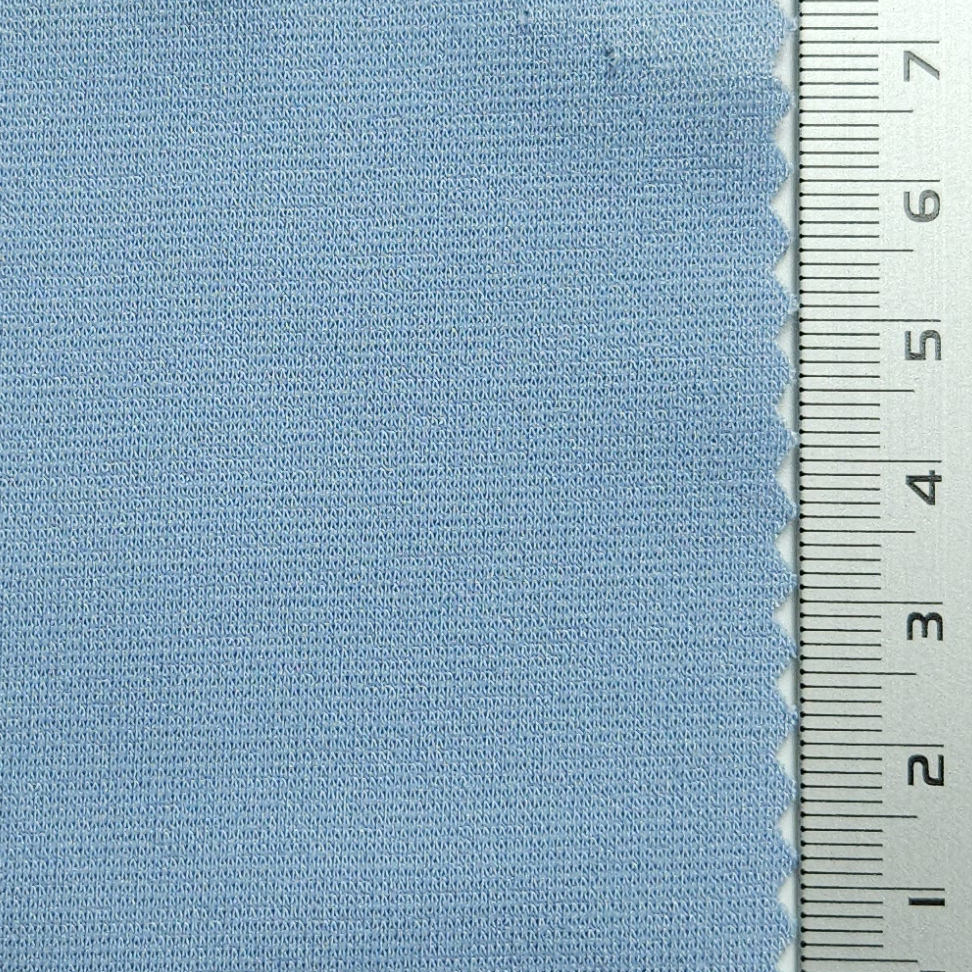 1.Navy Blue-2.Deep Sky Blue-3.Gold Tips-4.White-5.Tide - ITY Ponte Roma Knit Fabric - FAB 1018