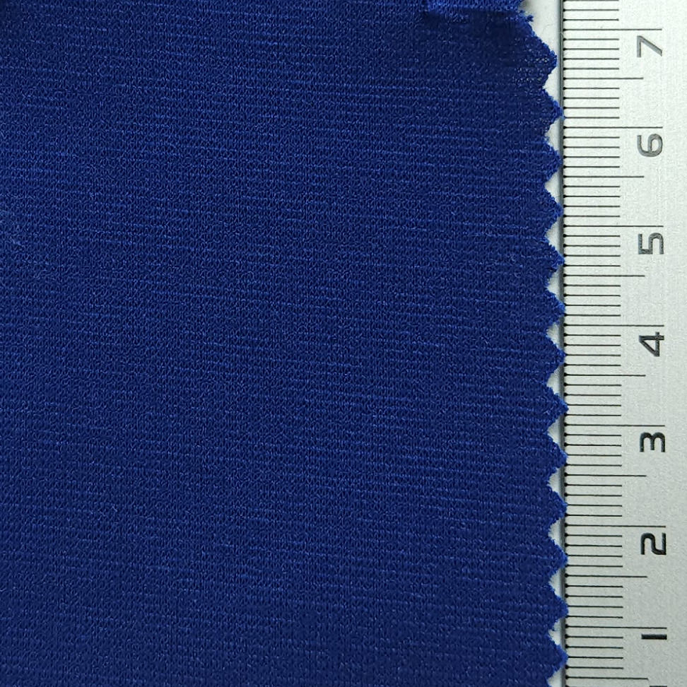 1.Navy Blue-2.Deep Sky Blue-3.Gold Tips-4.White-5.Tide - ITY Ponte Roma Knit Fabric - FAB 1018