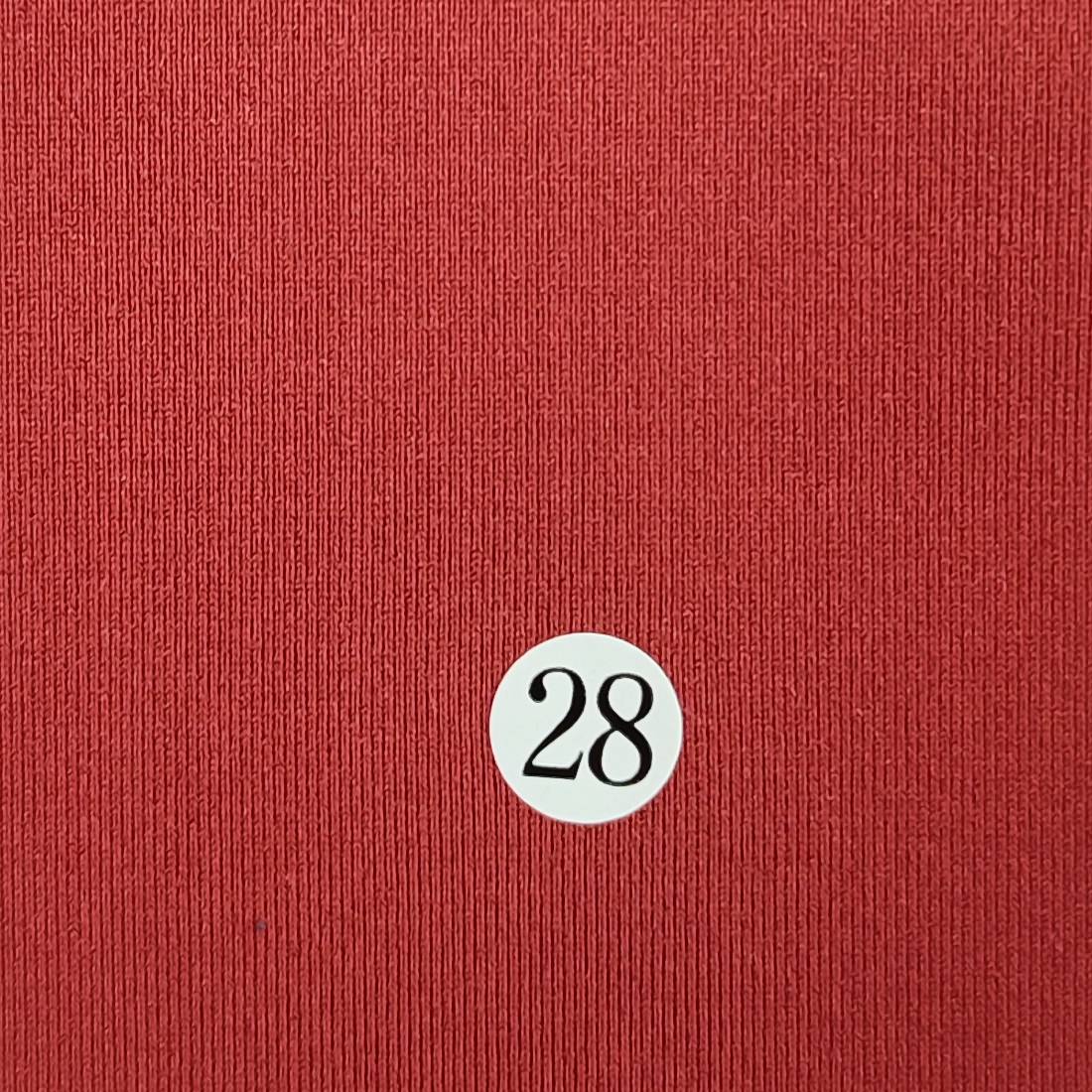 Polyester Spandex Knit - FAB 1236 - 28.Vivid Auburn