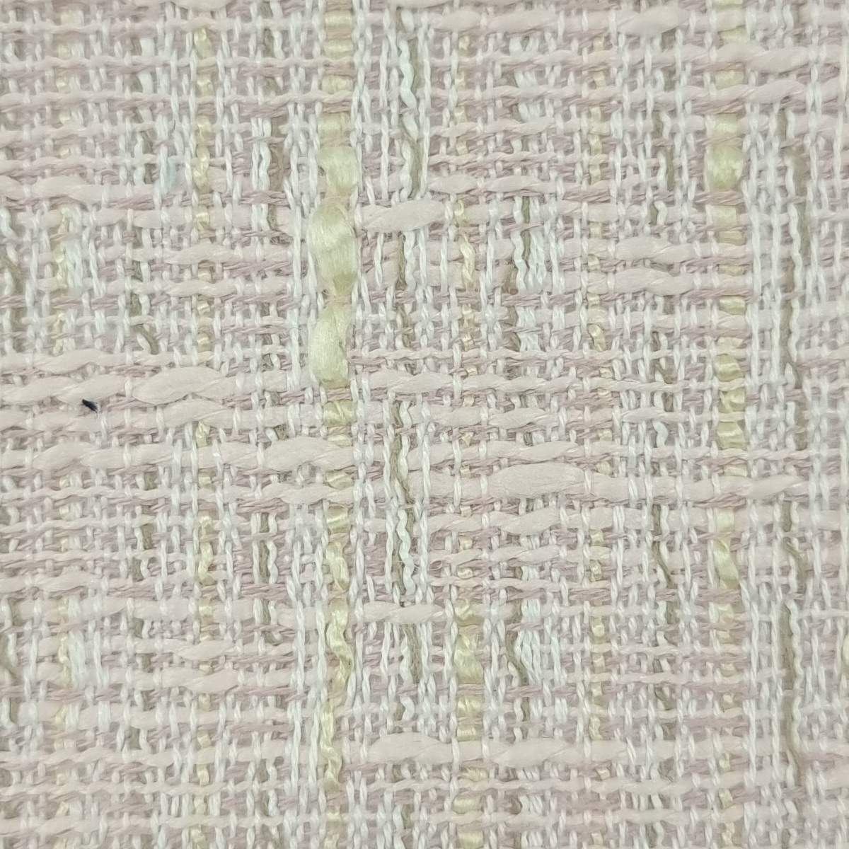 Tweed Slub Polyester Woven Fabric - FAB 1506 - 2.Pink