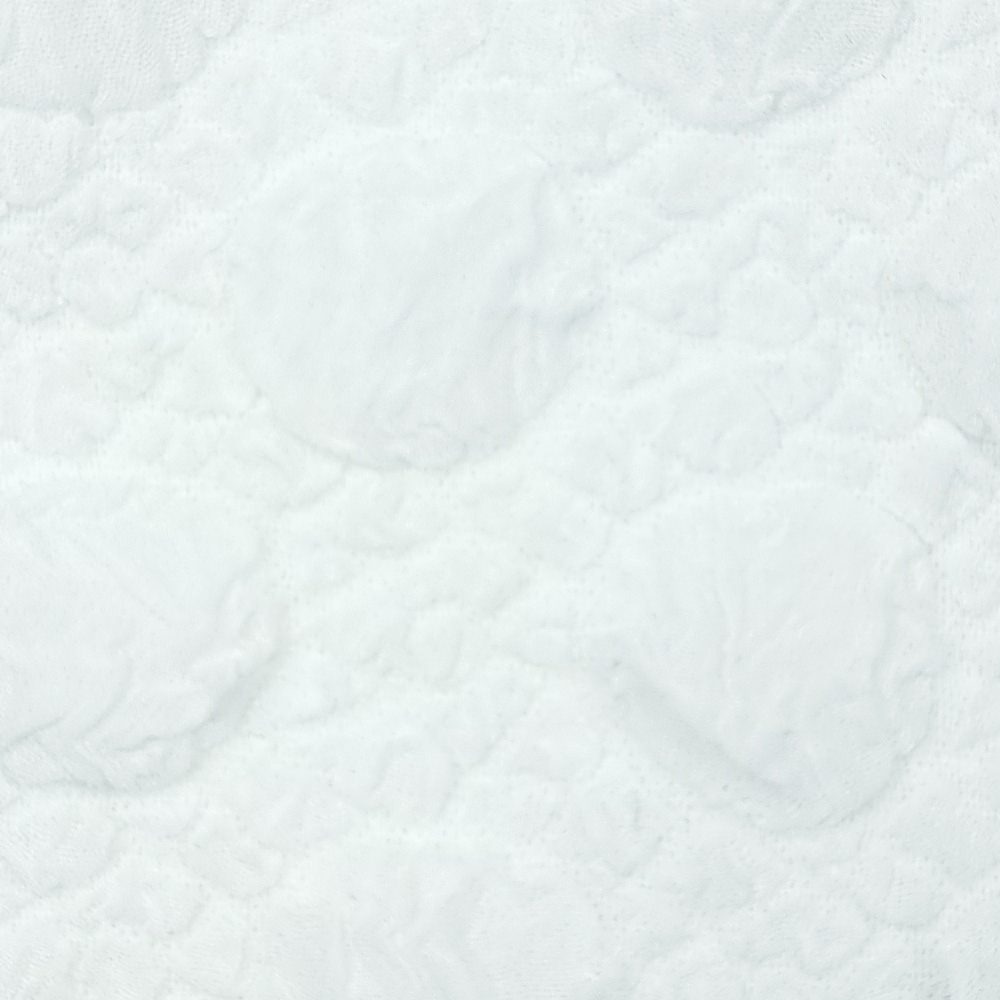 Solid Polka Dot Jacquard Polyester Woven Fabric - FAB 1533 - 2.White