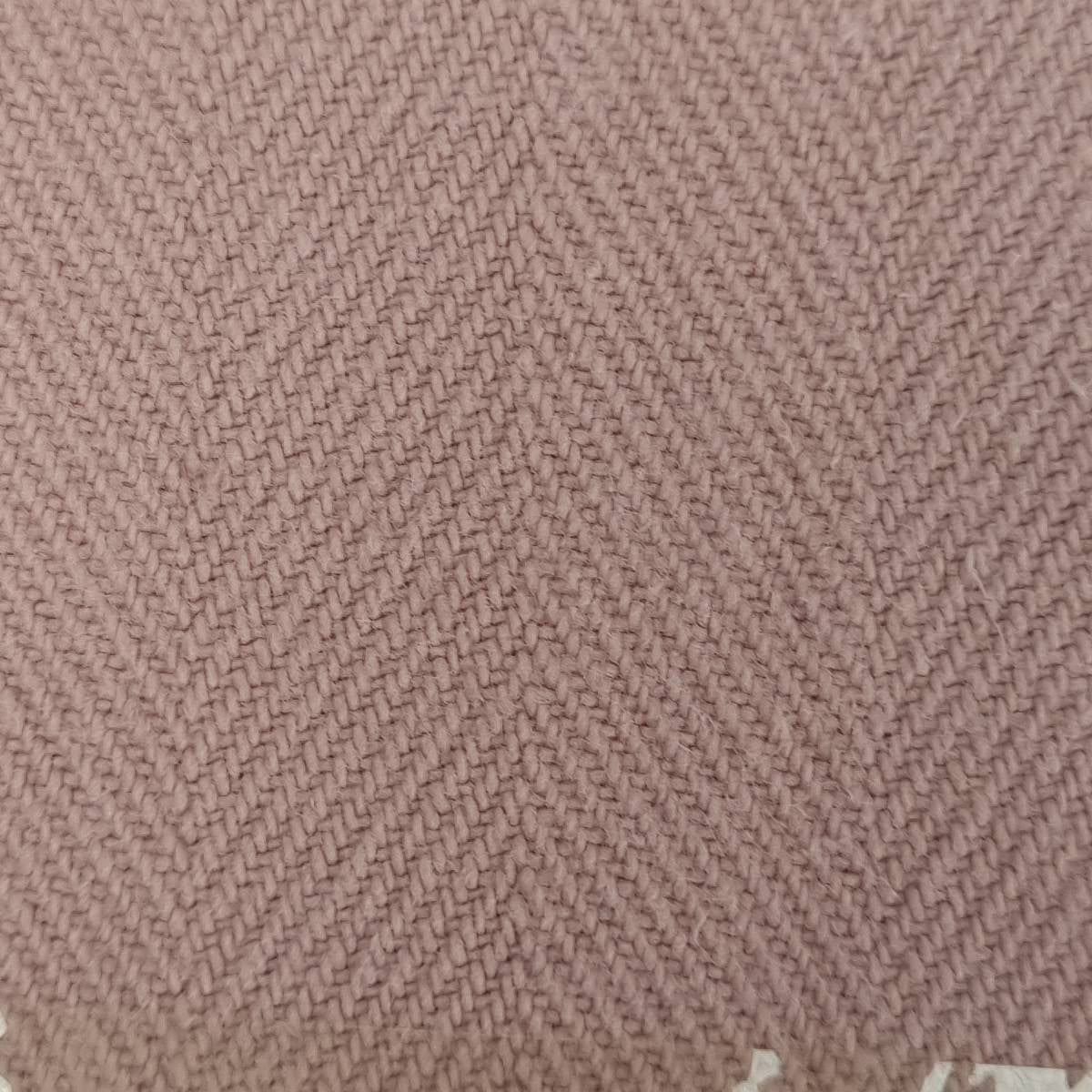 1.Double Spanish White-2.Wafer-3.Rose-4.Gin-5.Mist Grey - 5'S Herringbone Cotton Woven Fabric - FAB 1193