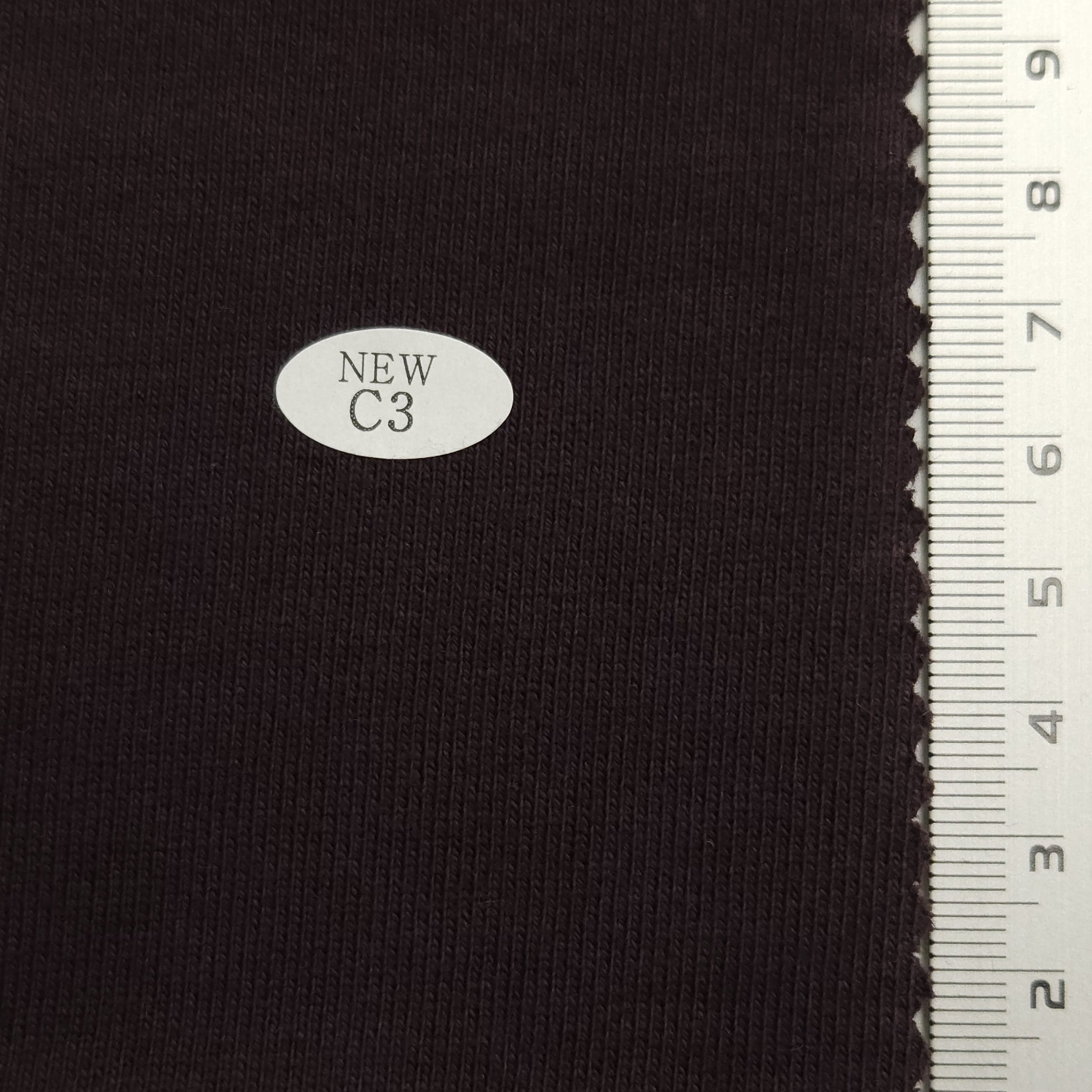 Heavy Weight Cotton Terry Knit Fabric - FAB 1468 - 3.Nero (C3)