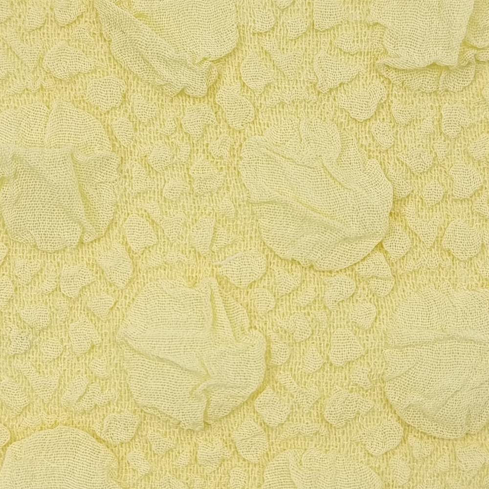 Solid Polka Dot Jacquard Polyester Woven Fabric - FAB 1533 - 3.Yellow