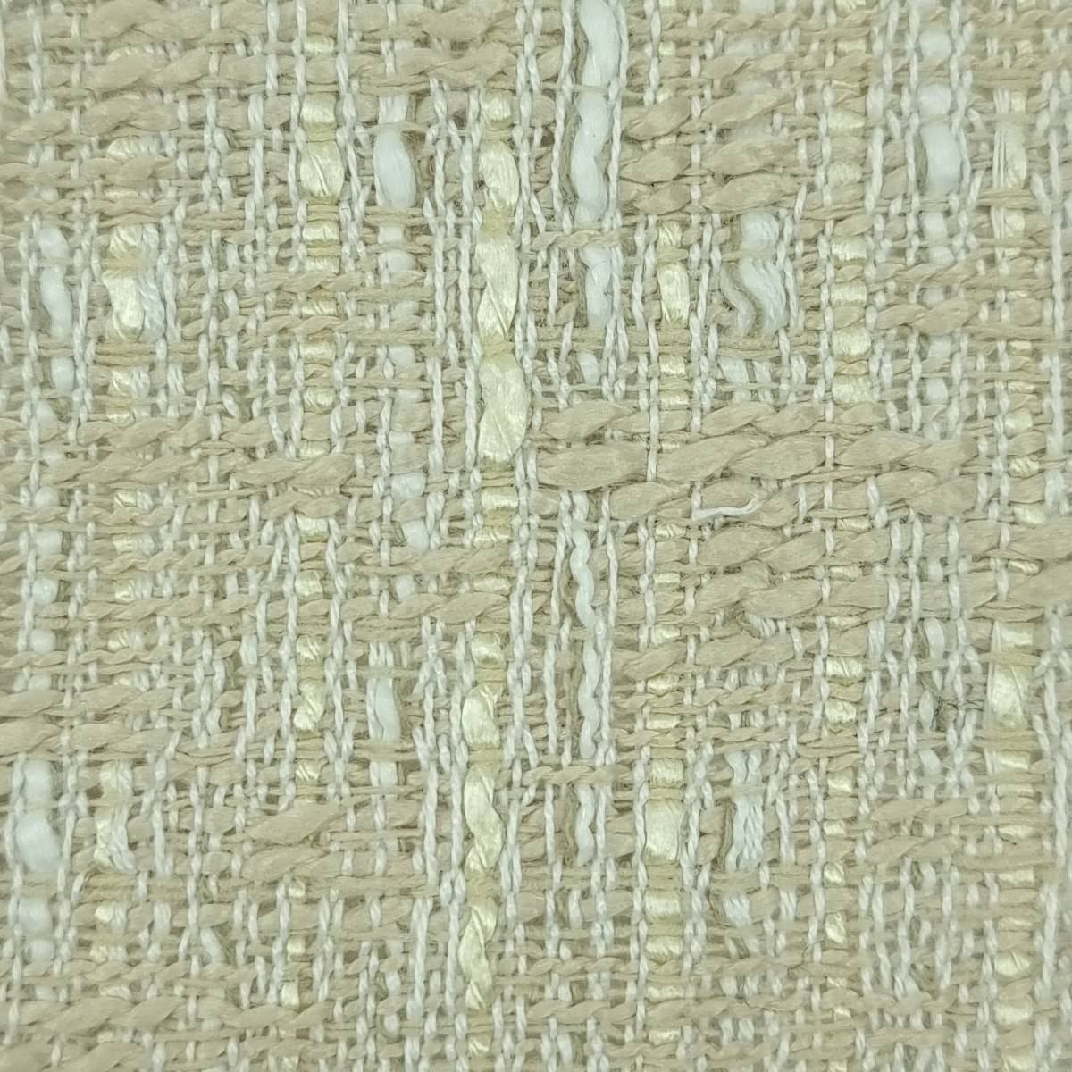 Tweed Slub Polyester Woven Fabric - FAB 1506 - 3.Beige