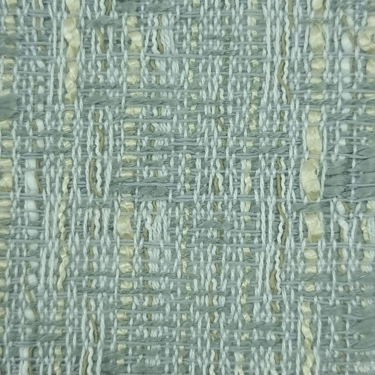 Tweed Slub Polyester Woven Fabric - FAB 1506 - 4.Grey Blue