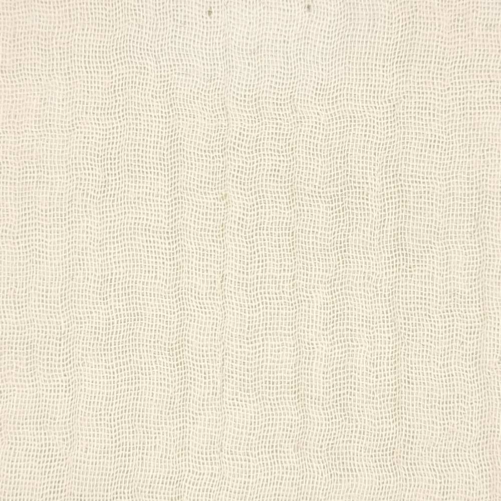 Solid Yoryu Pleated Cotton Woven Fabric - FAB 1532 - 5.Ivory