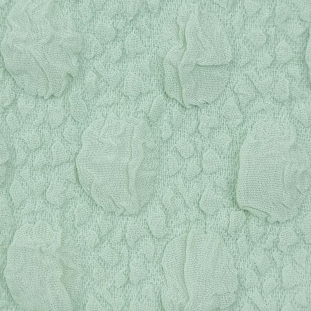 Solid Polka Dot Jacquard Polyester Woven Fabric - FAB 1533 - 5.Grey Green