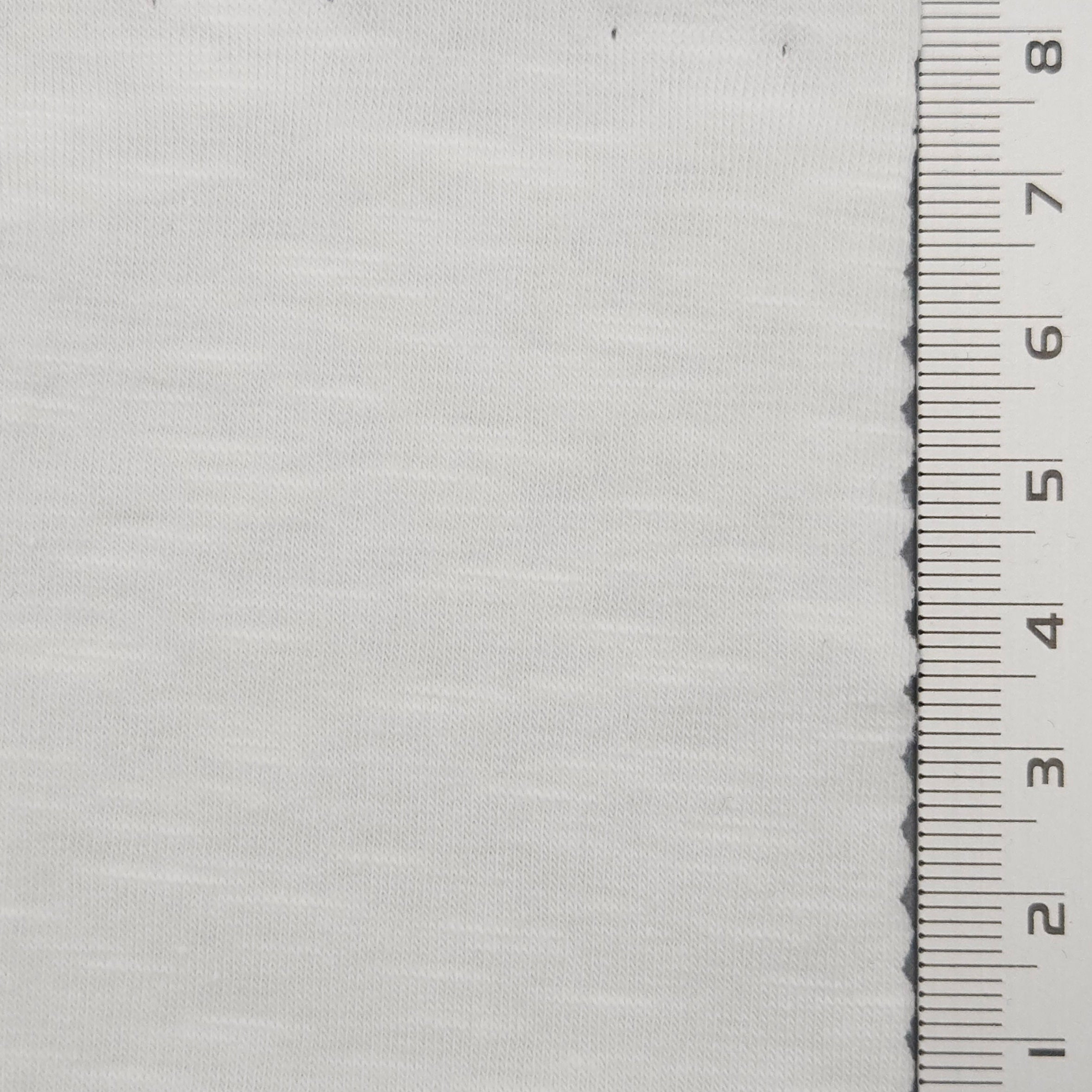 1.Mountbatten Pink-2.Gray-3.Slate Gray-4.Prussian Blue-5.White - CVC Slub Knit Fabric - FAB 1466