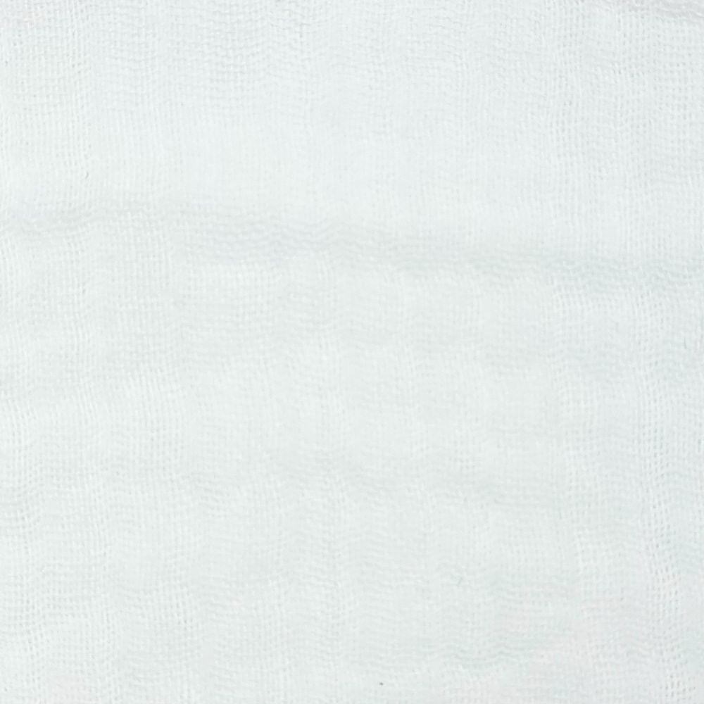 Solid Yoryu Pleated Cotton Woven Fabric - FAB 1532 - 7.White