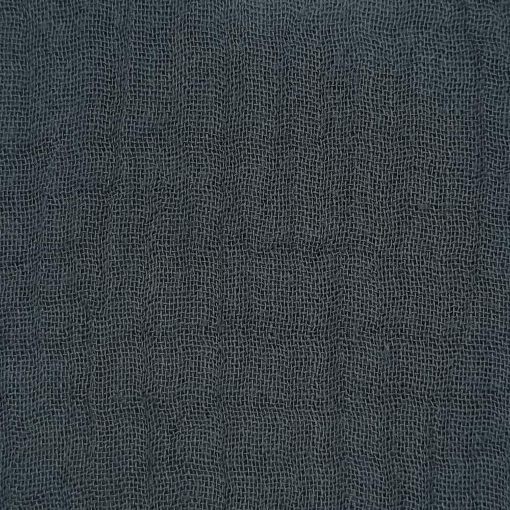 Solid Yoryu Pleated Cotton Woven Fabric - FAB 1532 - 8.Charcoal