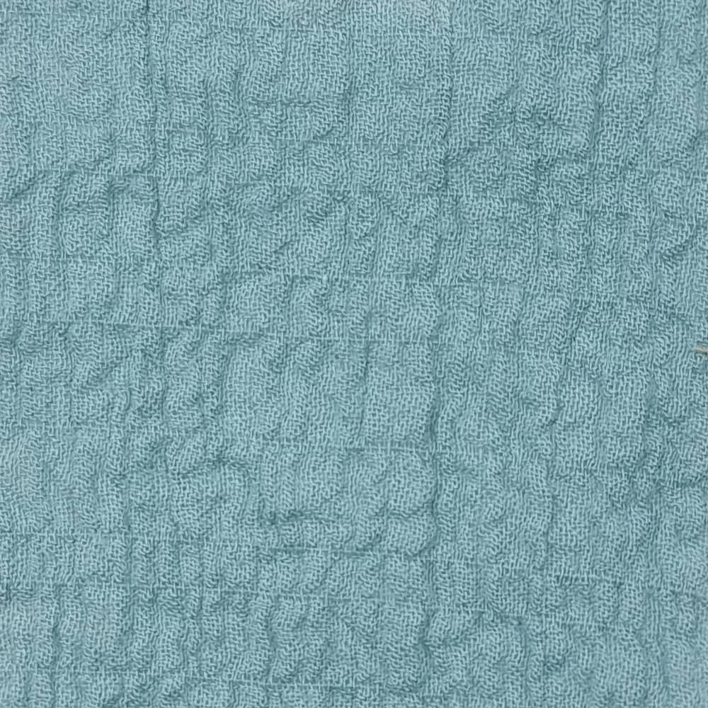 Solid Yoryu Pleated Cotton Spandex Woven Fabric - FAB 1534 - 8.Sky Blue