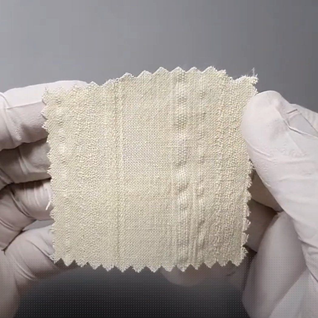 1.Yellow-2.Olive-3.Grey-4.White-5.Ivory - Cotton Linen Washing Fabric - FAB 1513