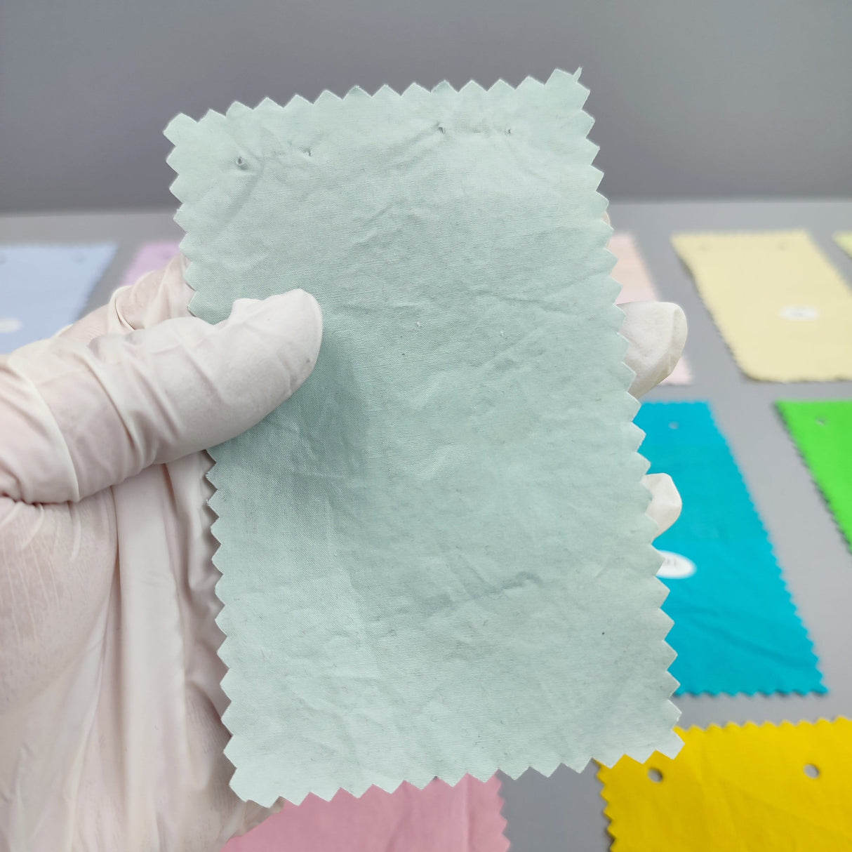 Bio-Wash Cotton Woven | FAB1233 | C17. Amethyst, 74. Battleship Grey, 651. Klein Blue, 551. Powder Blue, 732. Camouflage Green, G5. Silver, 114. Pale Chestnut, 15. Swamp Green, C8. Mountbatten Pink, 136. Battleship Grey by Fabricis.com #