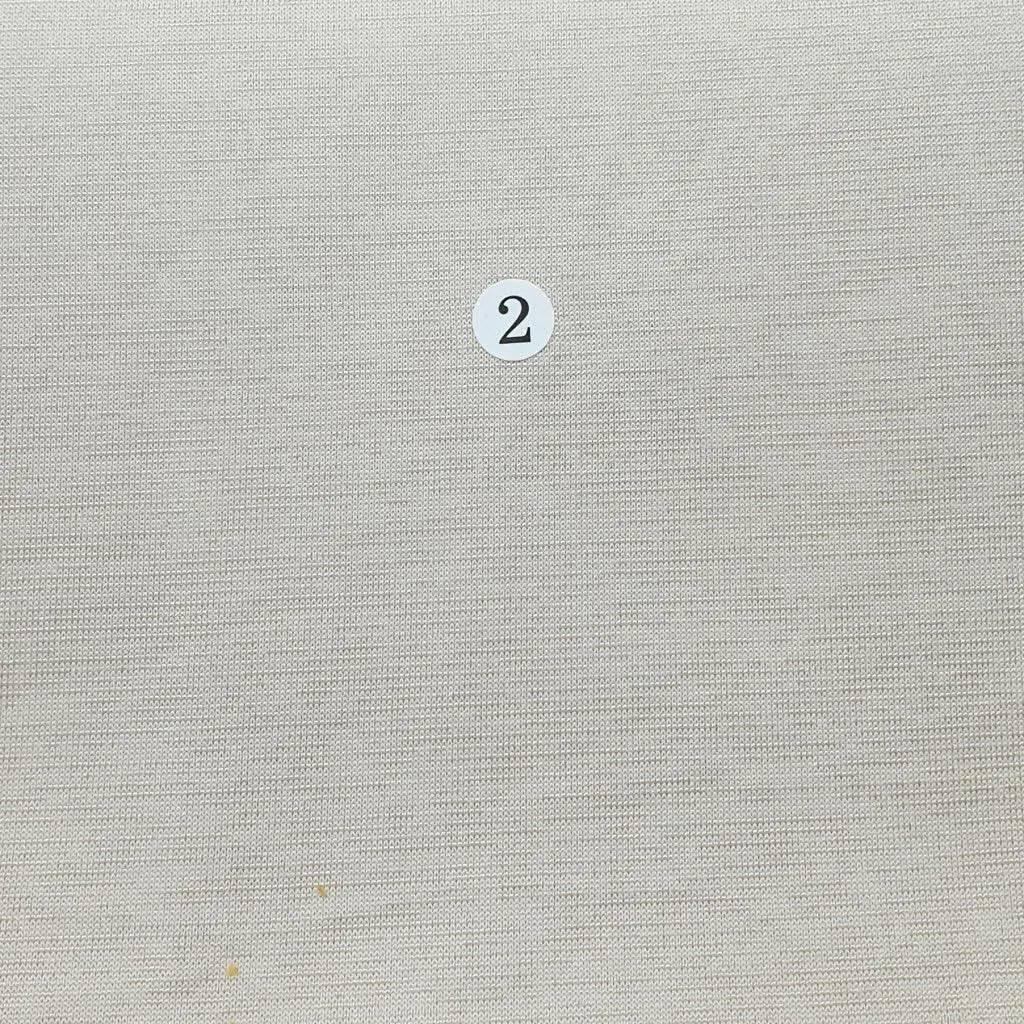 1.Light Grey-2.Beige-3.Yellow-4.White-5.White Ivory - Rivera Poly Span Knit Fabric - FAB 1001