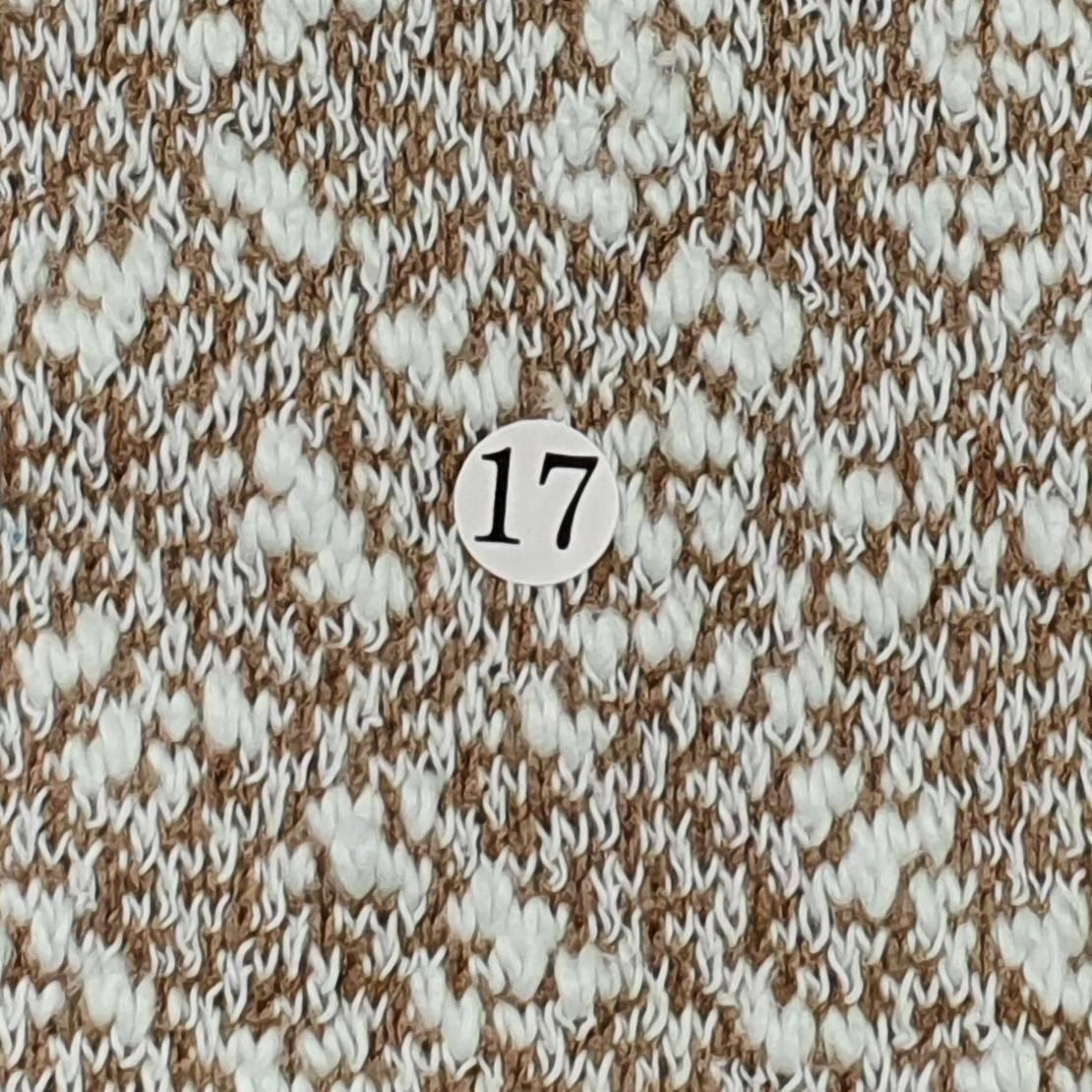 1.Light Pink-2.Cream-3.Cream1-4.Beige-5.Light Brown - CVC Span Knit Fabric - FAB 1003