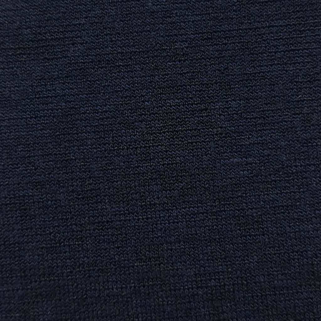Poly Span Knit Fabric-Navy