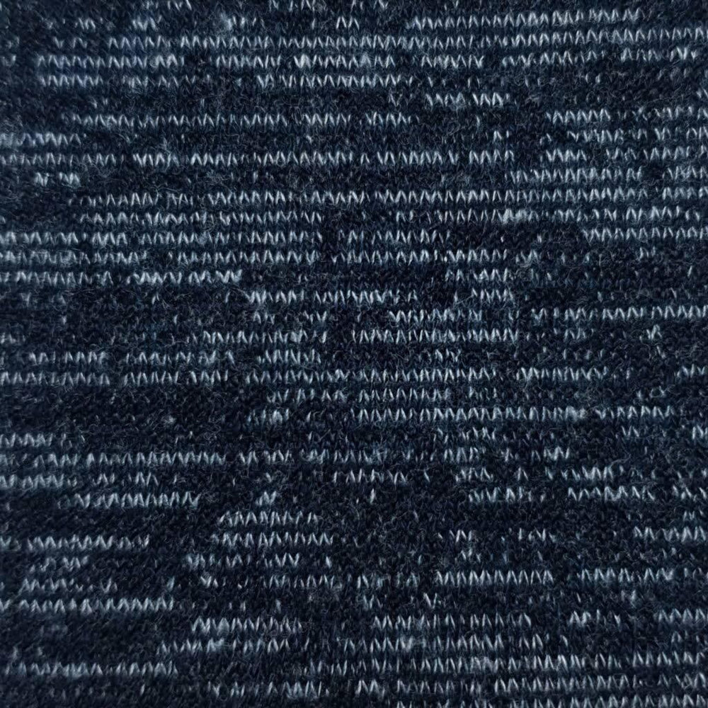 T/R Span Knit Fabric-Navy