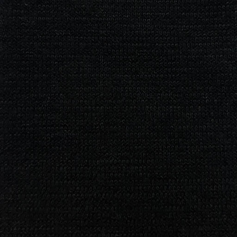 T/R Span Knit Fabric-Black