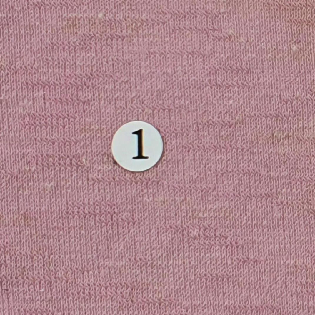 1.Pink-2.Beige-3.Blue-4.Yellow-5.Grey Green - Poly Linen Span Knit Fabric - FAB 1016