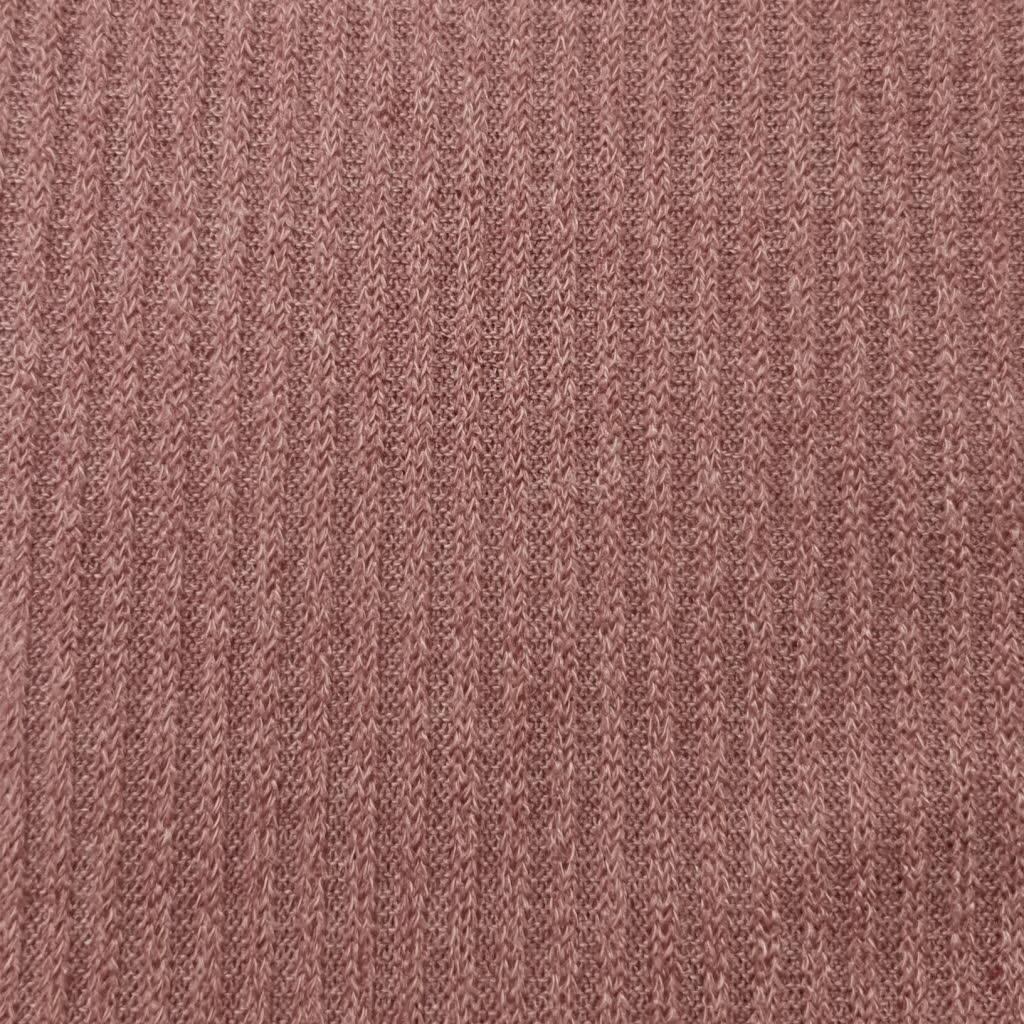 Mir 2x2 Rib Poly Span Knit Fabric - FAB 1020 - 1.Indi Pink
