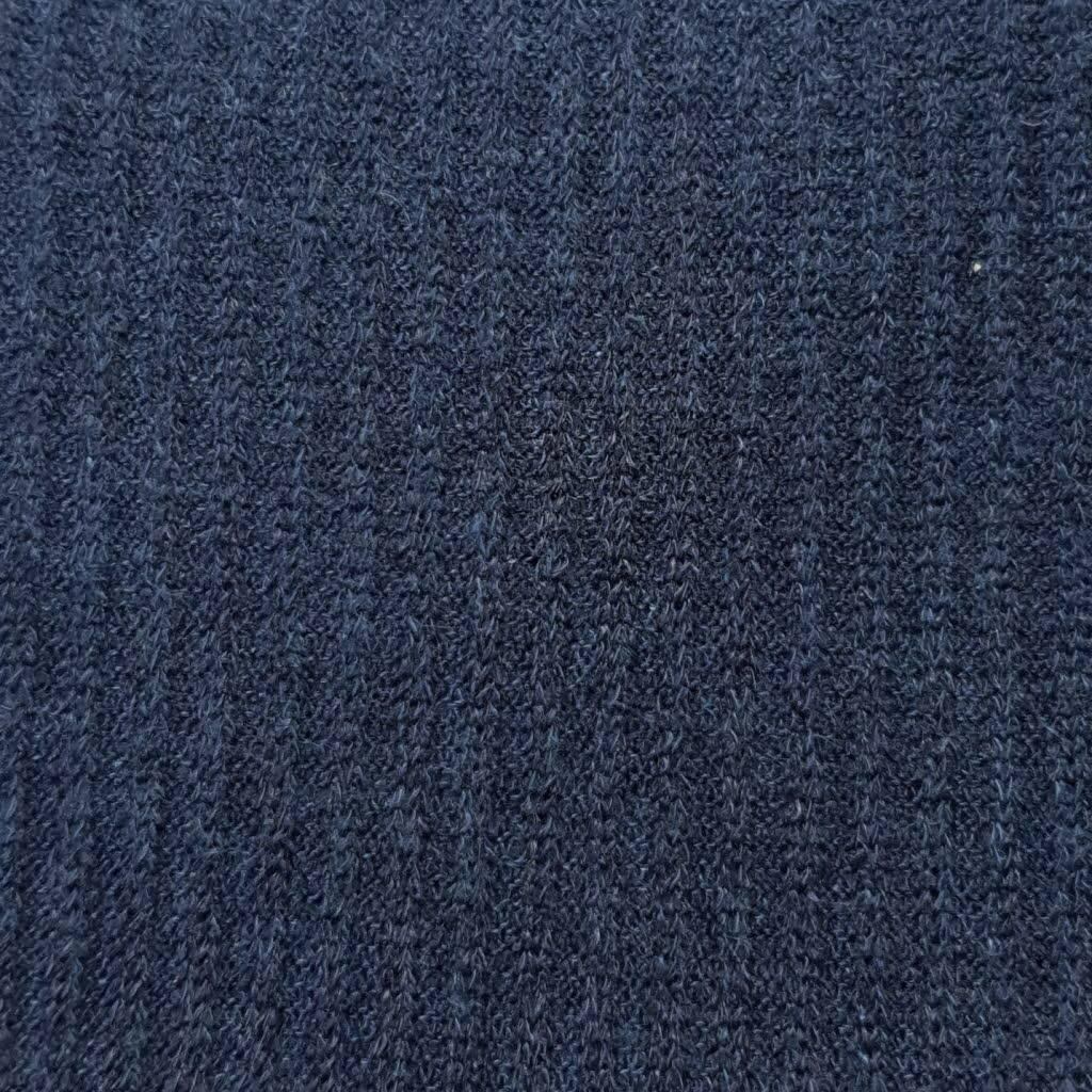 Mir 2x2 Rib Poly Span Knit Fabric - FAB 1020 - 12.Navy
