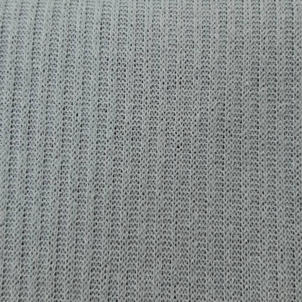 Mir 2x2 Rib Poly Span Knit Fabric - FAB 1020 - 13.Grey