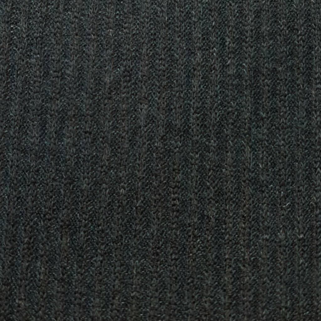 Mir 2x2 Rib Poly Span Knit Fabric - FAB 1020 - 15.Black