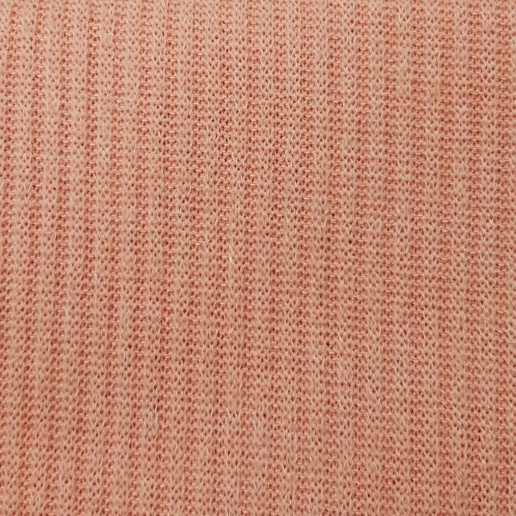 Mir 2x2 Rib Poly Span Knit Fabric - FAB 1020 - 16.Light Ornage