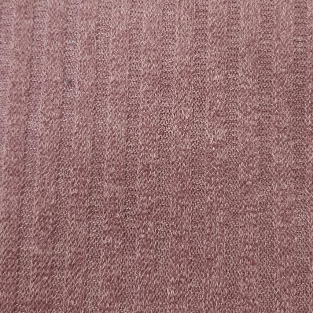Mir 5x4 Rib Poly Span Knit Fabric - FAB 1021 - 1.Indi Pink