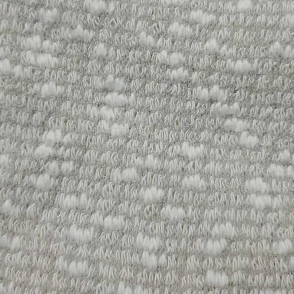 1.Black-2.Navy-3.Grey-4.Ivory-5.Beige - Cotton Poly Span Knit Fabric - FAB 1022