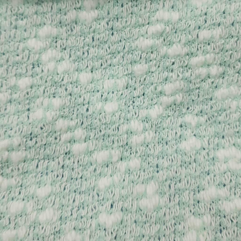 1.Black-2.Navy-3.Grey-4.Ivory-5.Beige - Cotton Poly Span Knit Fabric - FAB 1022