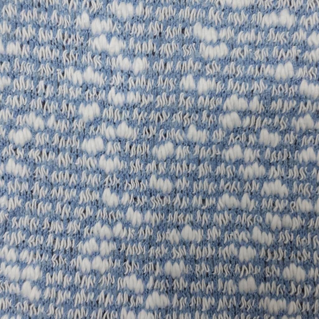 1.Black-2.Navy-3.Grey-4.Ivory-5.Beige - Cotton Poly Span Knit Fabric - FAB 1022