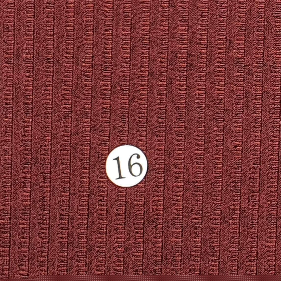 Rib Poly Span Knit Fabric-Wine
