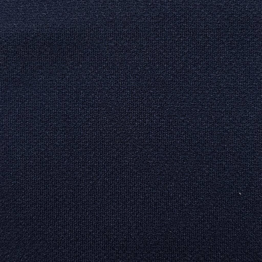 Poly Span Knit Fabric-Navy