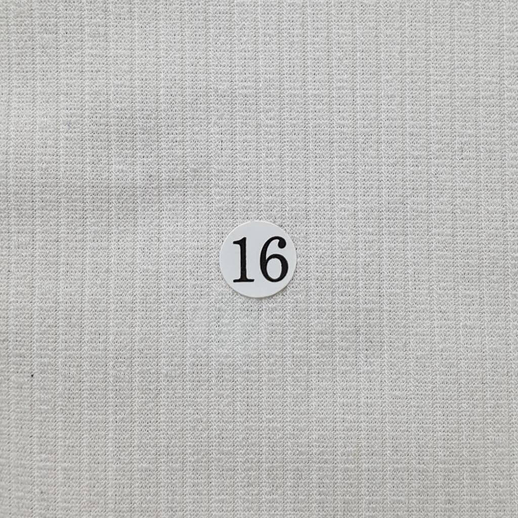 Rib Poly Span Knit Fabric - FAB 1035 - 16.White