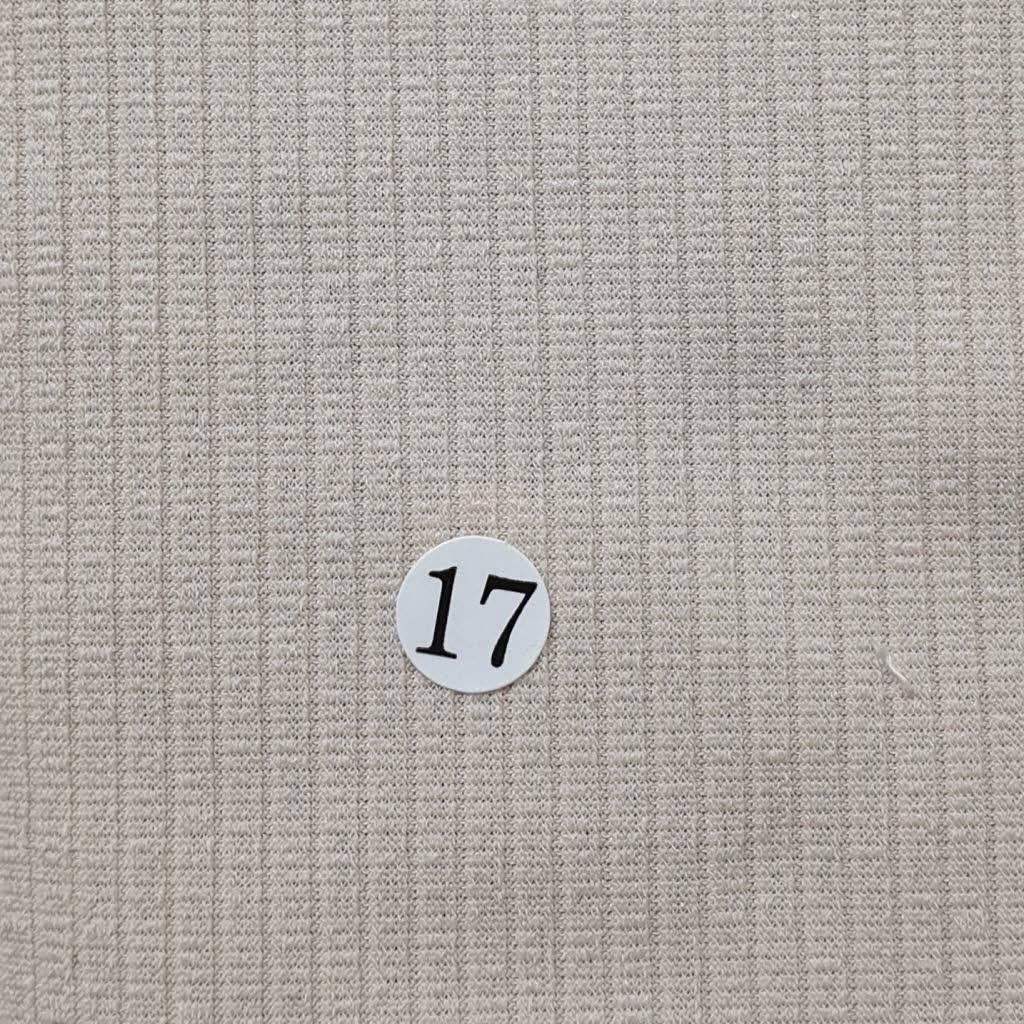Rib Poly Span Knit Fabric - FAB 1035 - 17.Beige