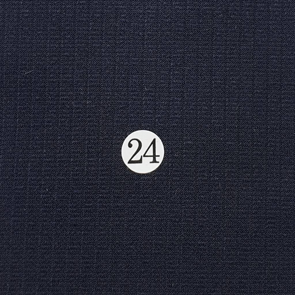 Rib Poly Span Knit Fabric - FAB 1035 - 24.Navy