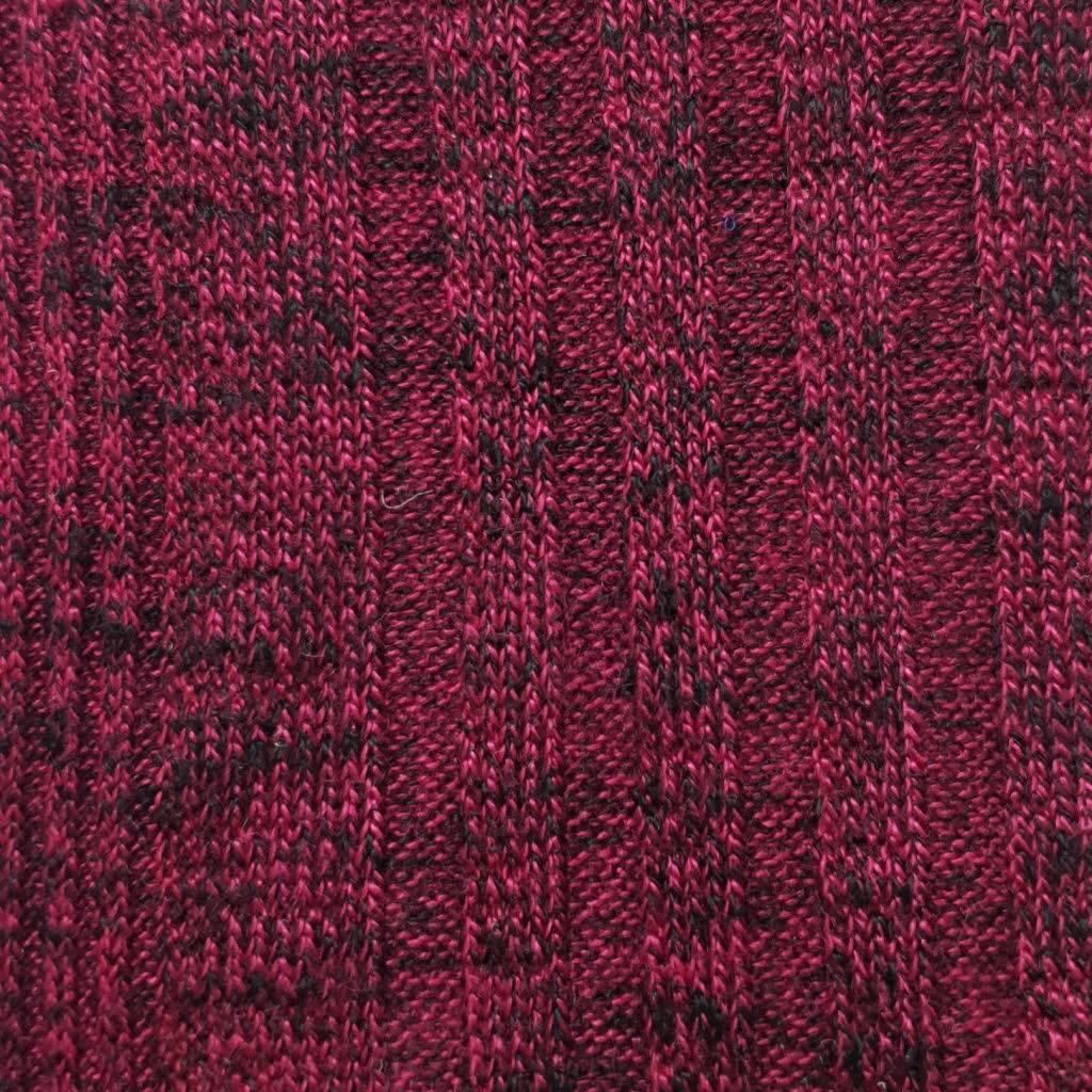 1.Green Black-2.Pink Black-3.Red Black-4.Mustard Black-5.Brown - Rib T/R Span Knit Fabric - FAB 1043