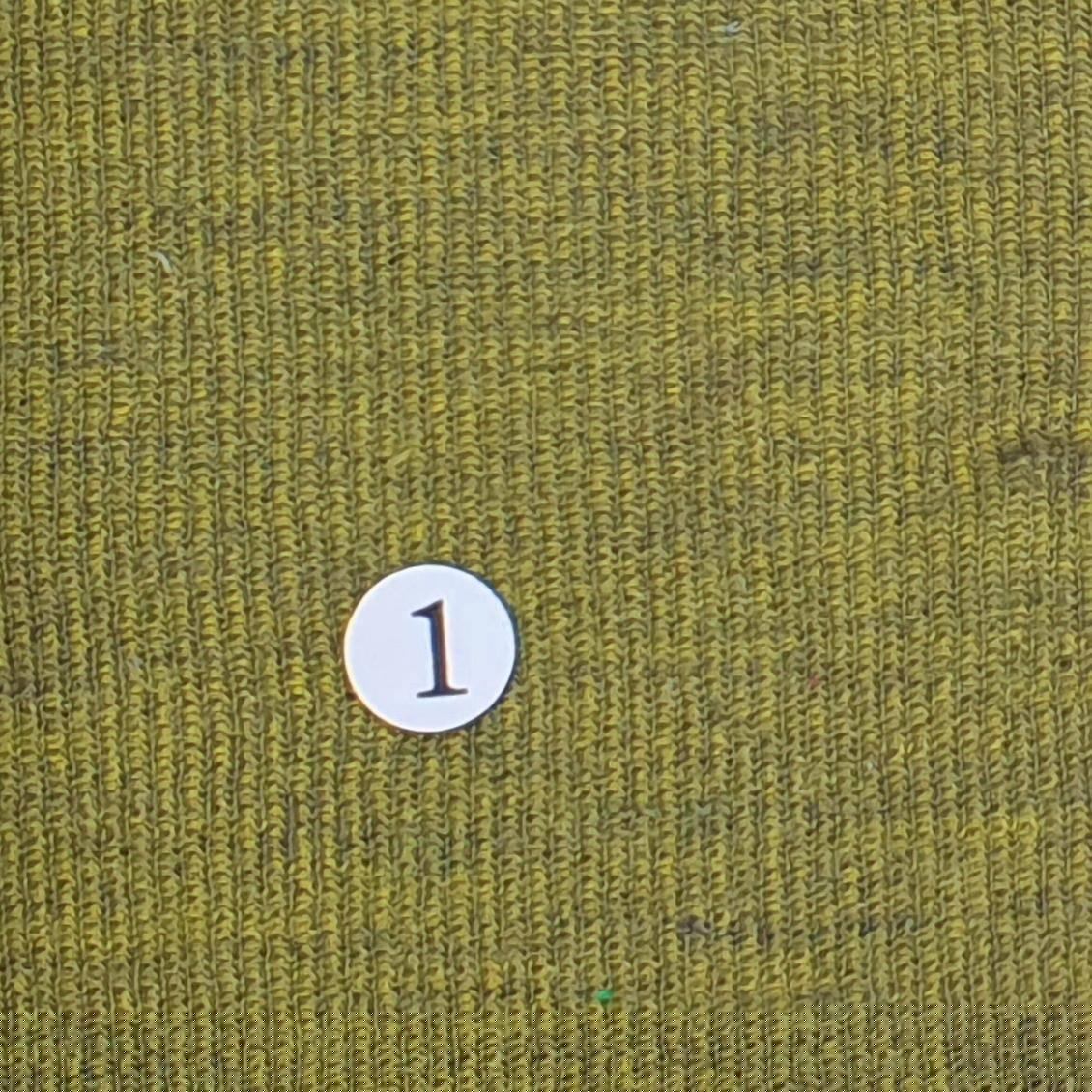 1.Mustard/Black-2.Black/Mustard-3.Green/Black-4.Black/Green-5.Beige/Black - T/R Span Knit Fabric - FAB 1044