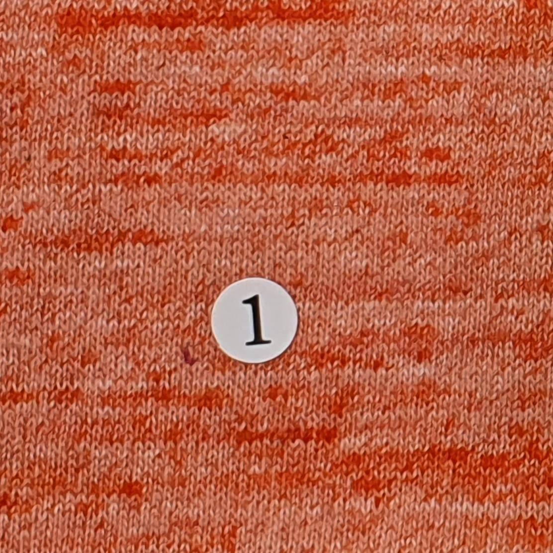 1.Orange-2.Yellow-3.Red-4.Blue-5.Green - CVC Knit Fabric - FAB 1050