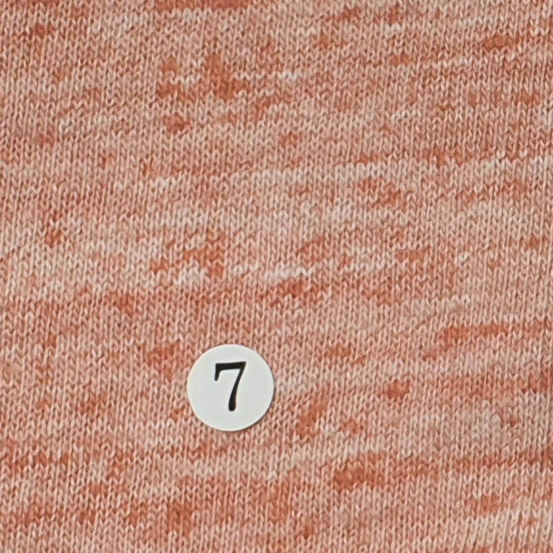 1.Orange-2.Yellow-3.Red-4.Blue-5.Green - CVC Knit Fabric - FAB 1050