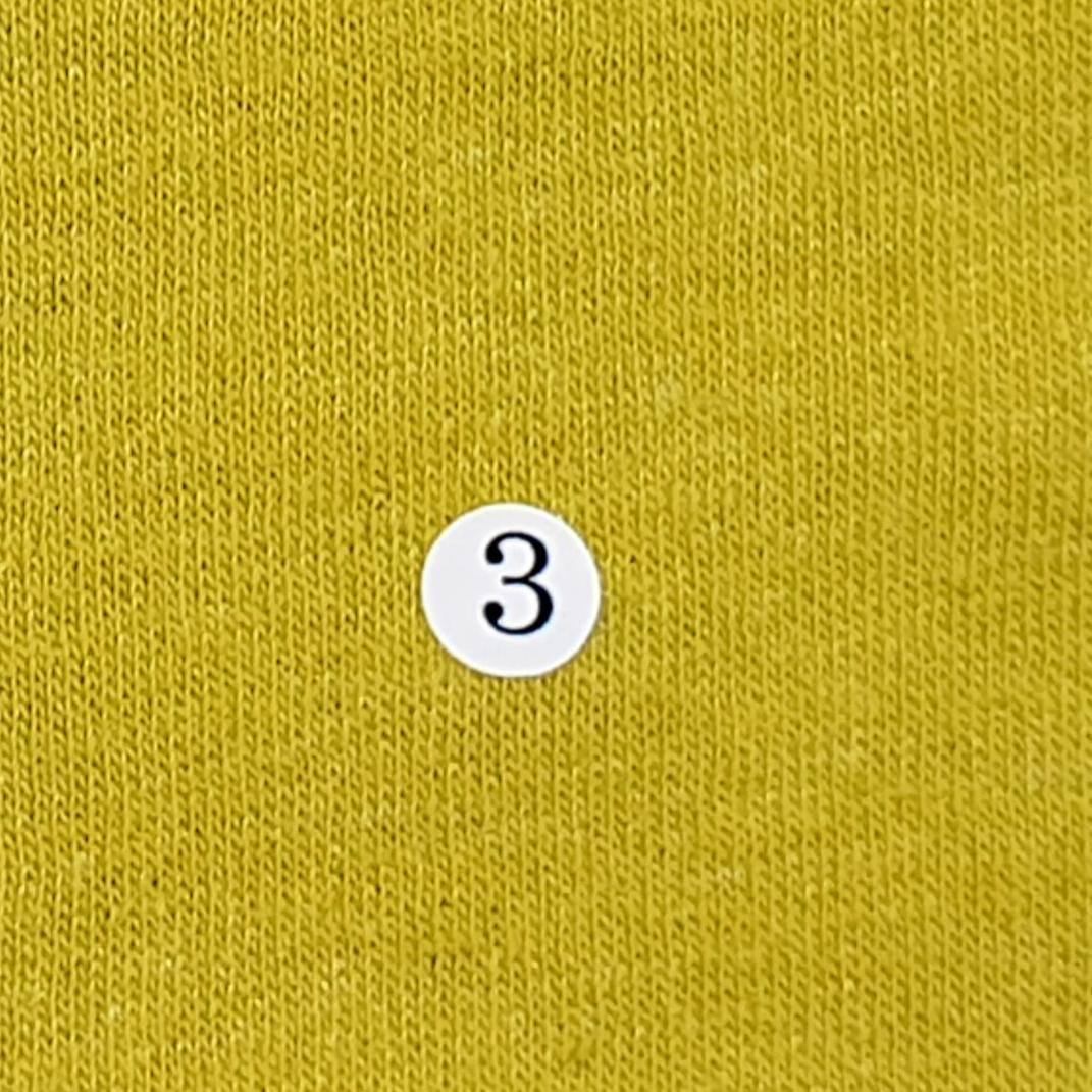 1.Blue-2.Royal-3.Yellow Mustard-4.Green-5.White - Cotton Poly Knit Fabric - FAB 1068