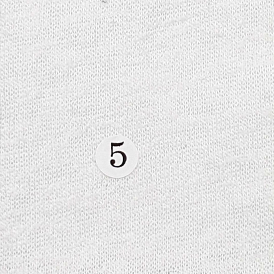 1.Blue-2.Royal-3.Yellow Mustard-4.Green-5.White - Cotton Poly Knit Fabric - FAB 1068