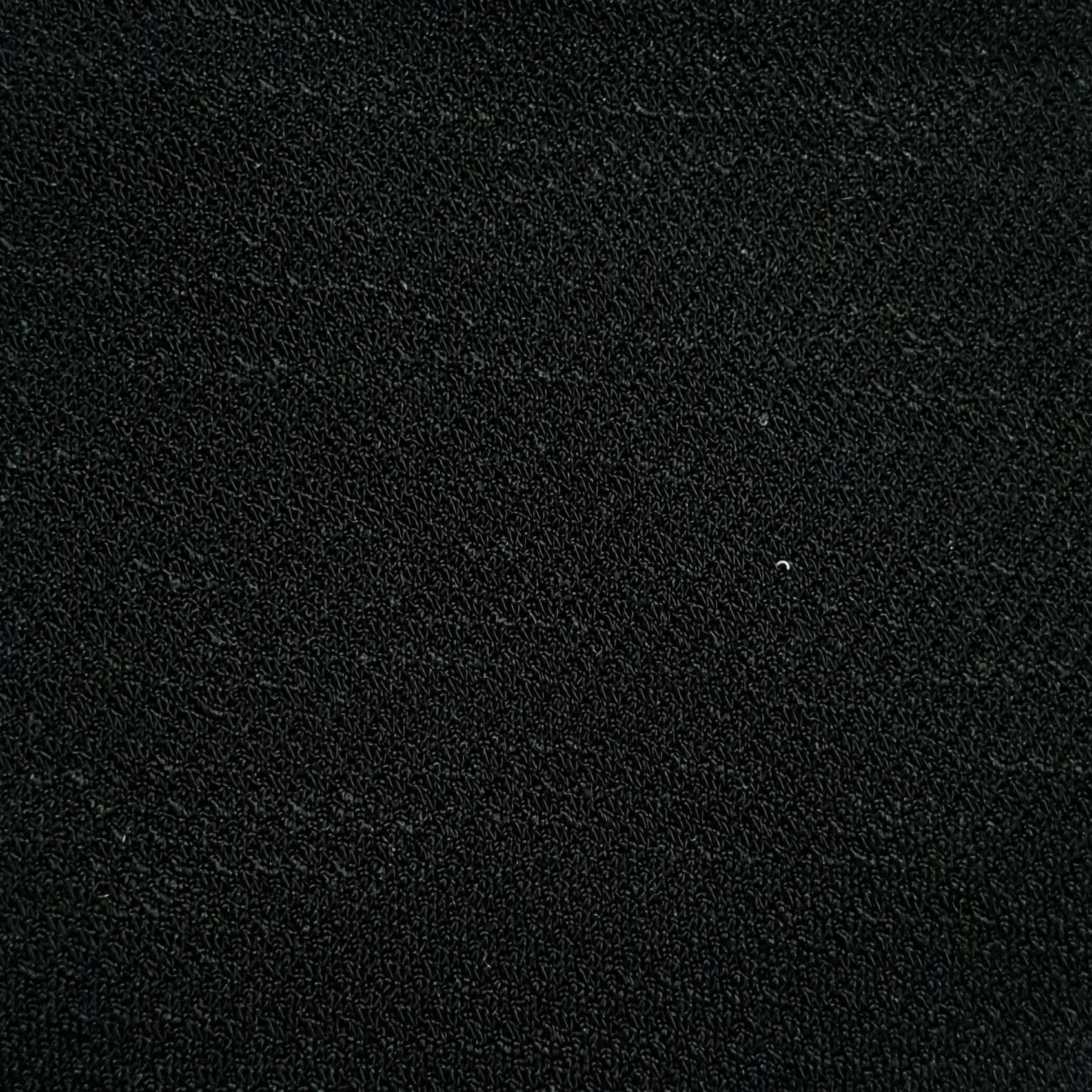 Knit Twill Texture Poly Span Fabric - FAB 1070 - 12.Black