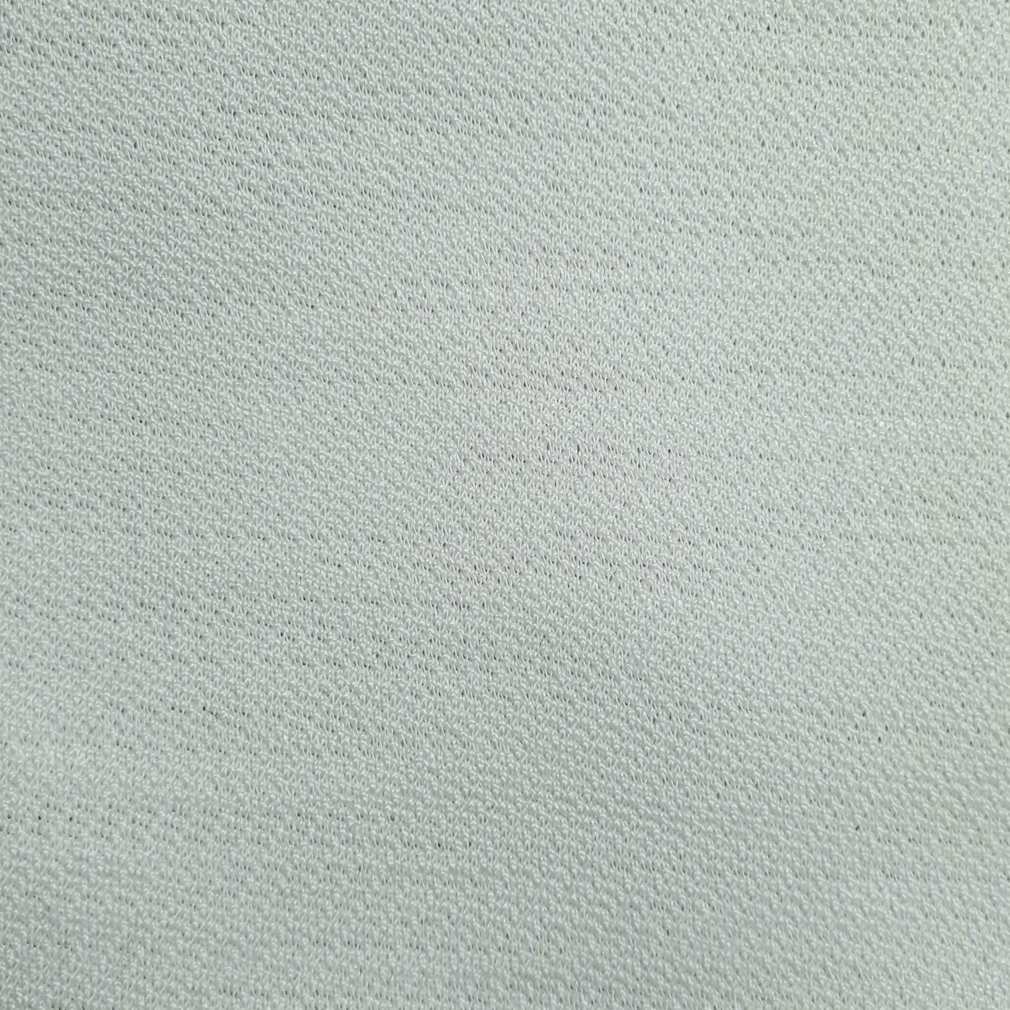 Knit Twill Texture Poly Span Fabric - FAB 1070 - 6.White