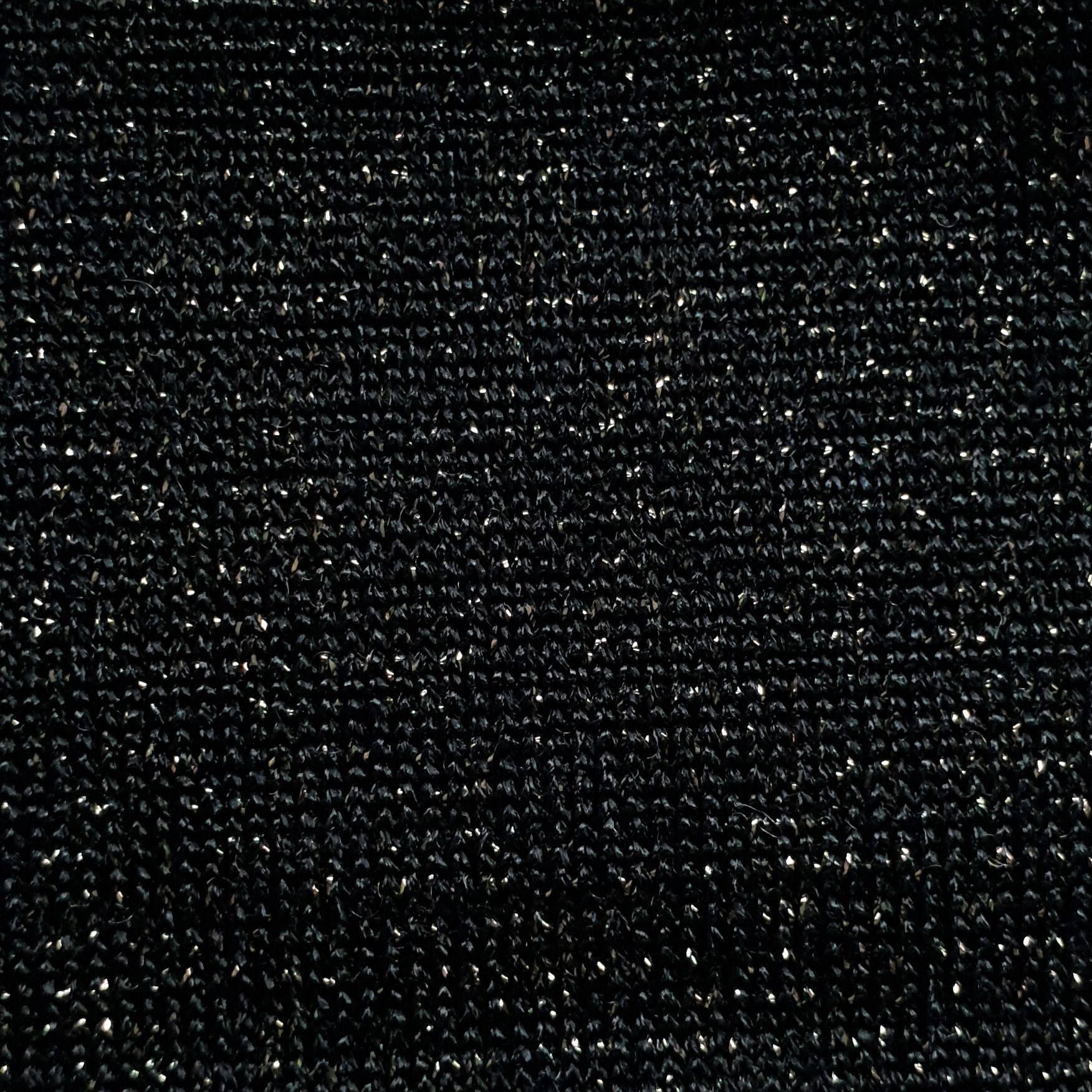 Metallic Poly Span Fabric - FAB 1071 - 10.Black
